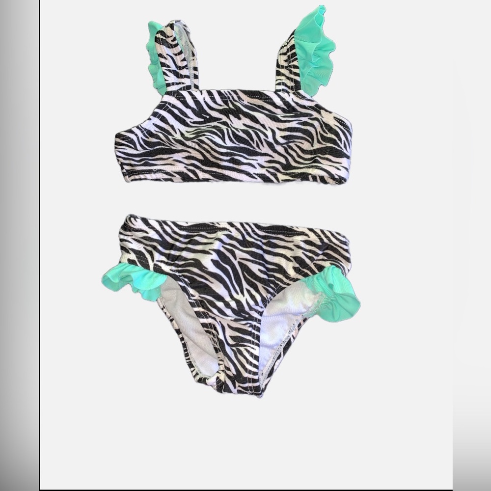Zebra 2 Piece Bathing Suit